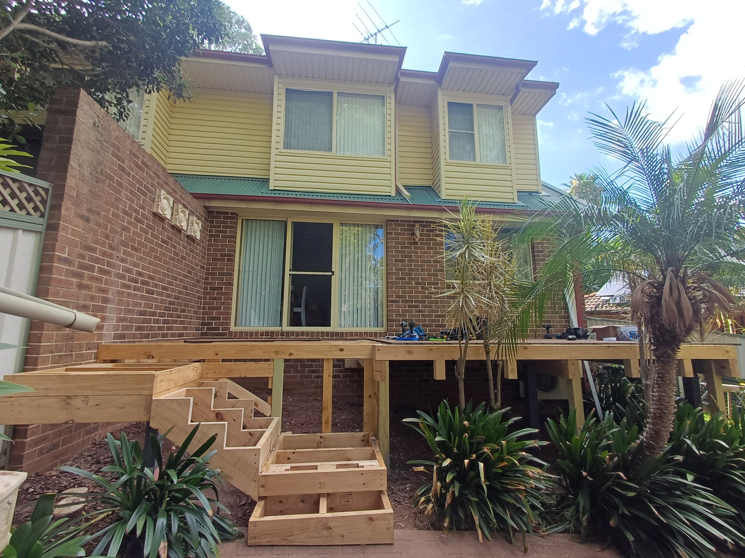 Demolish old deck and pergola - Start framing new structure