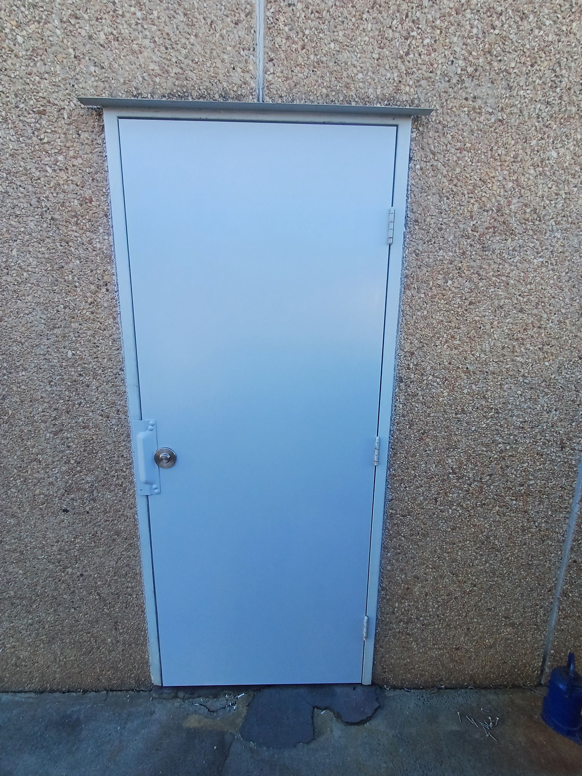 New Door & Locks - Painted