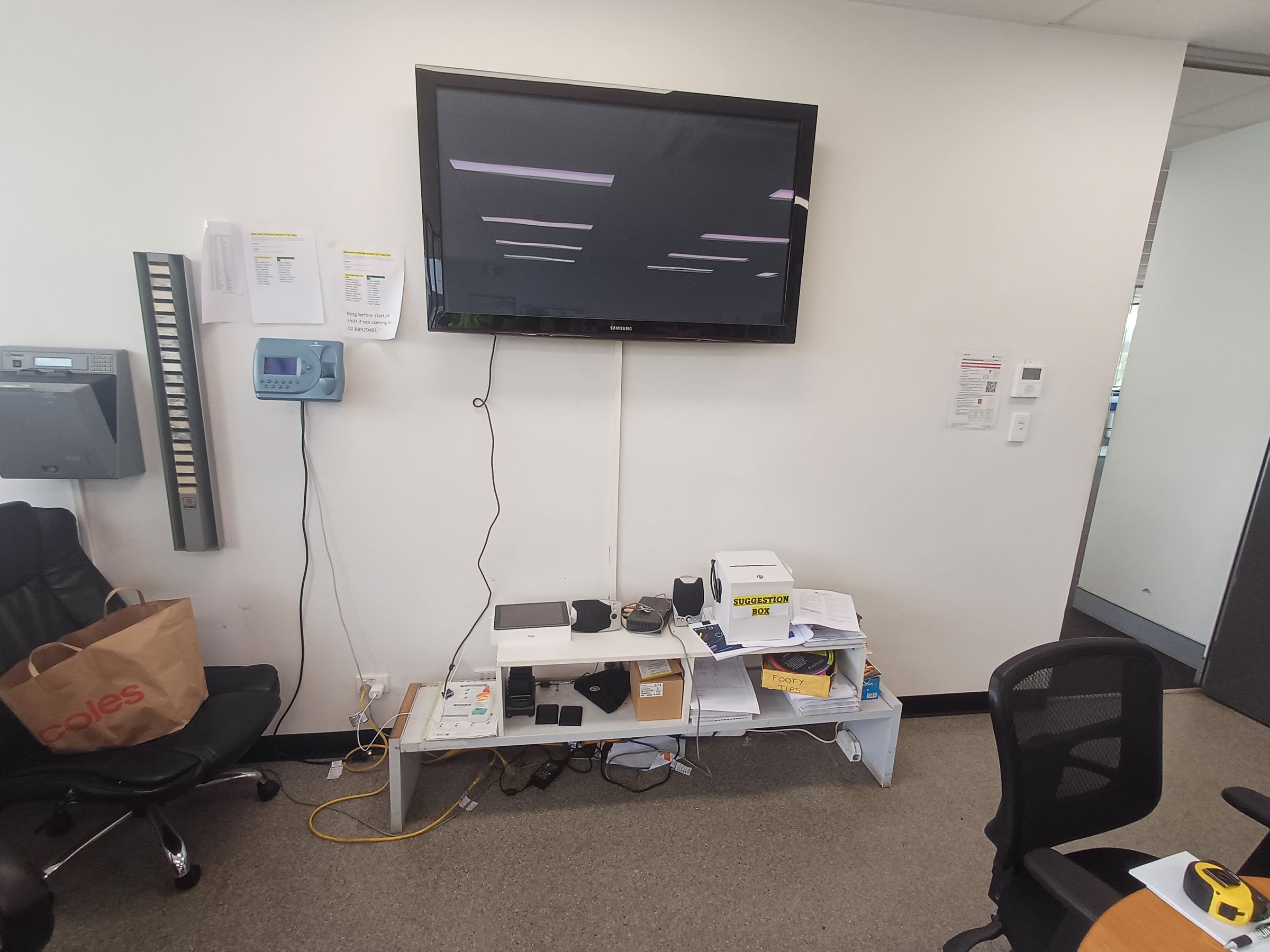 Old TV Cabinet - Messy & dilapidated 