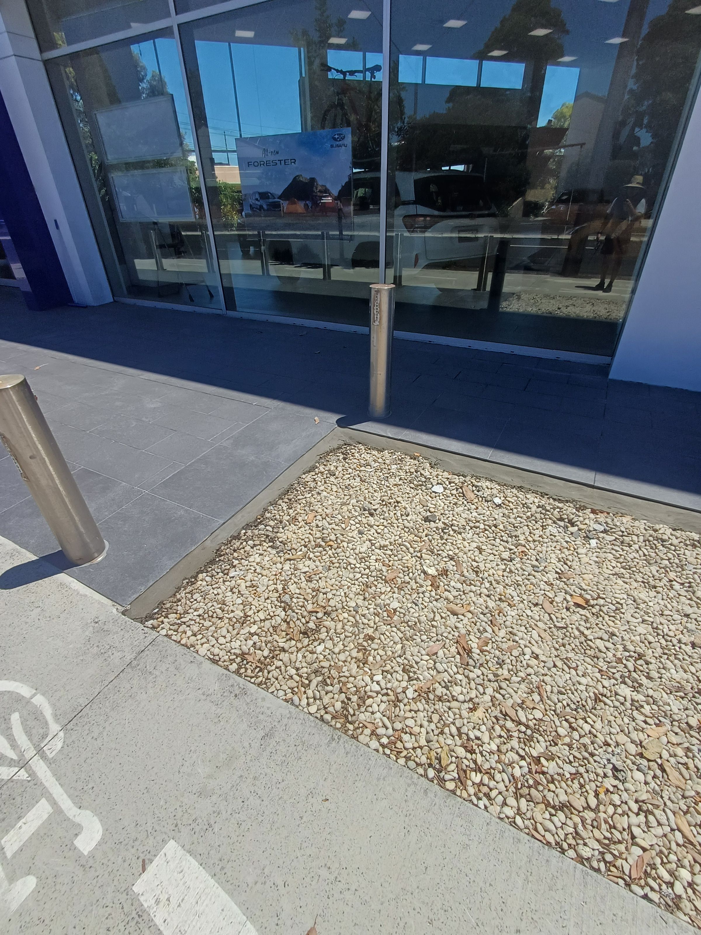 After - New border tiles installed with sand and cement around edges to finish edge nicely.