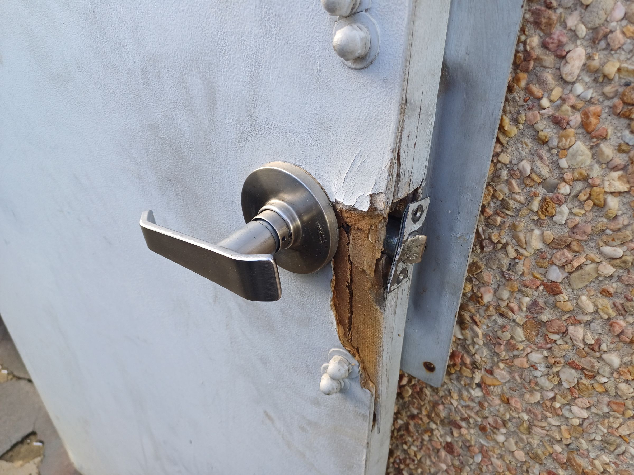 Damaged Door - Security Risk