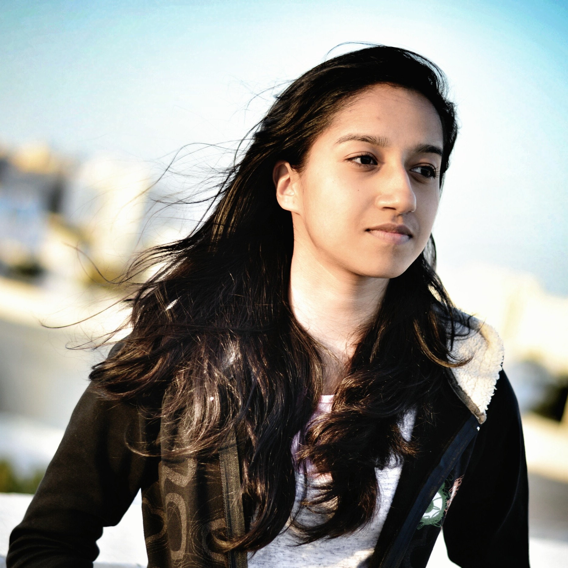 Wind in the Hair – A portrait alive with movement.