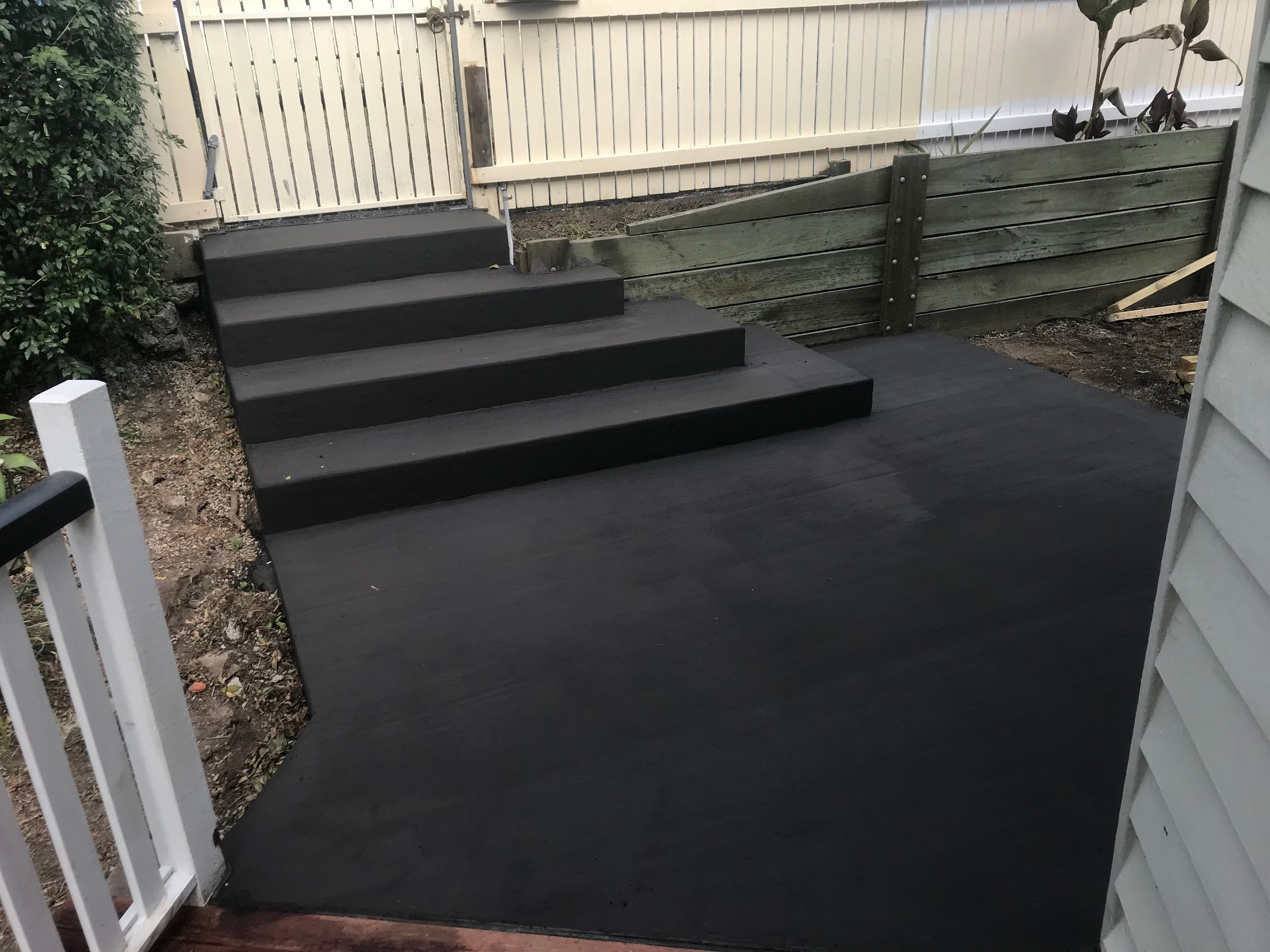 Graphite Coloured Stairs