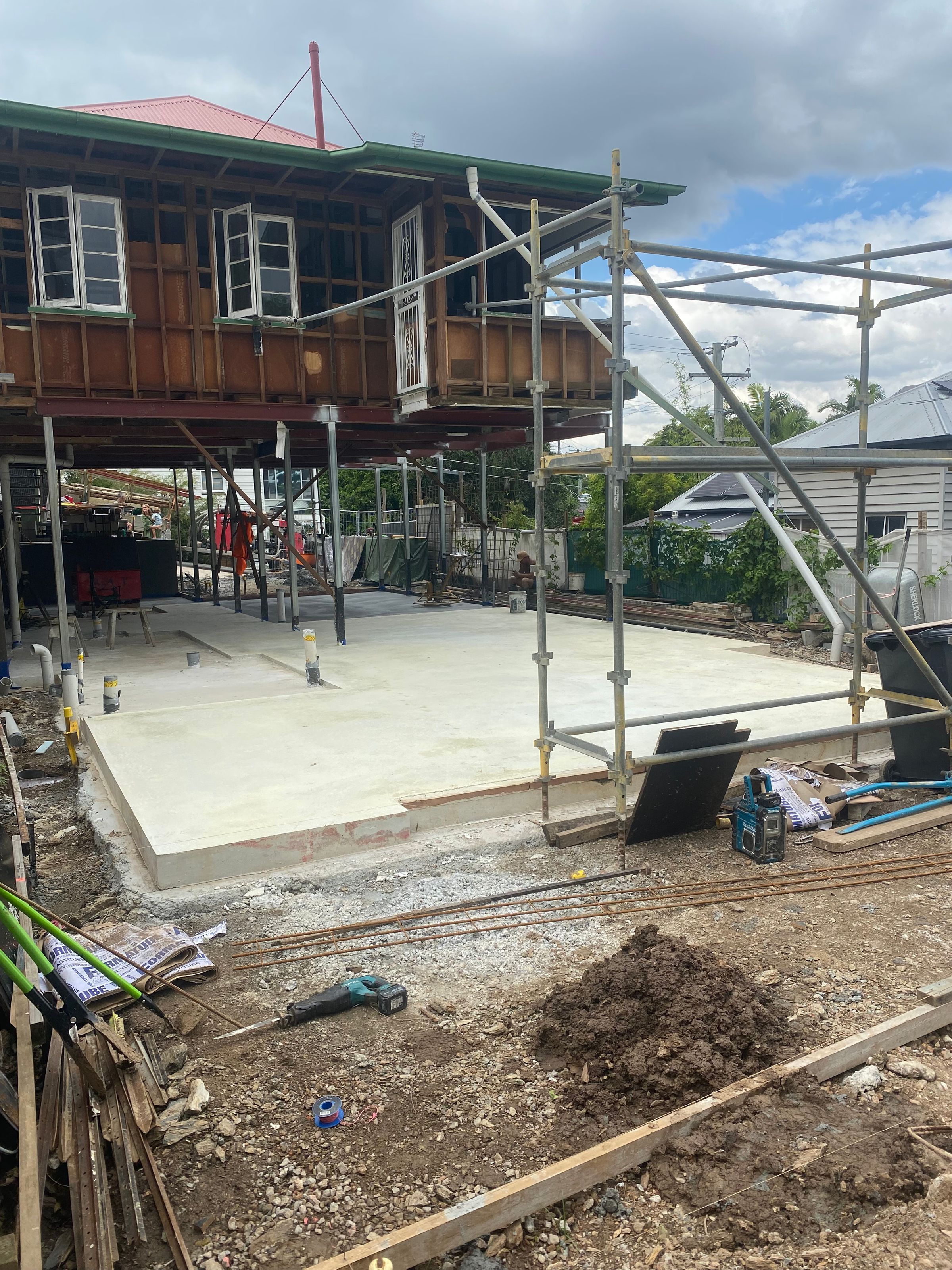 Full Depth Colour Slab to be Honed