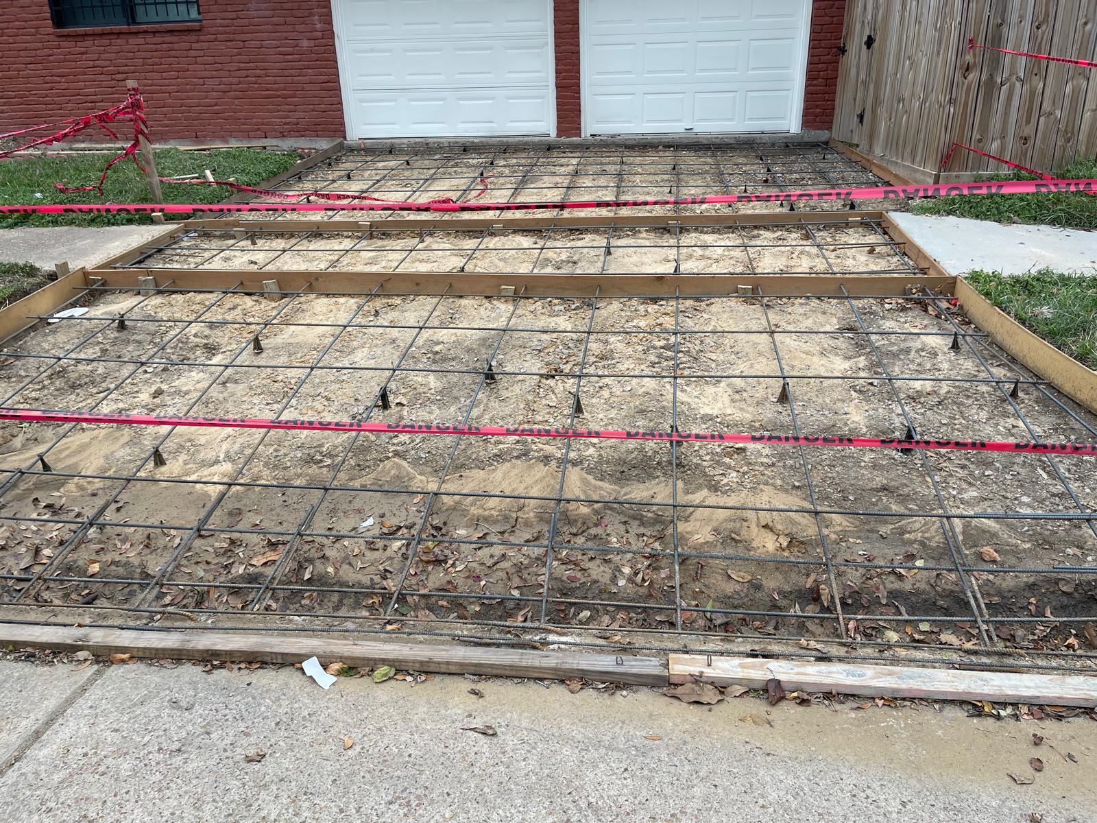 Concrete Driveway Pre Pour 
