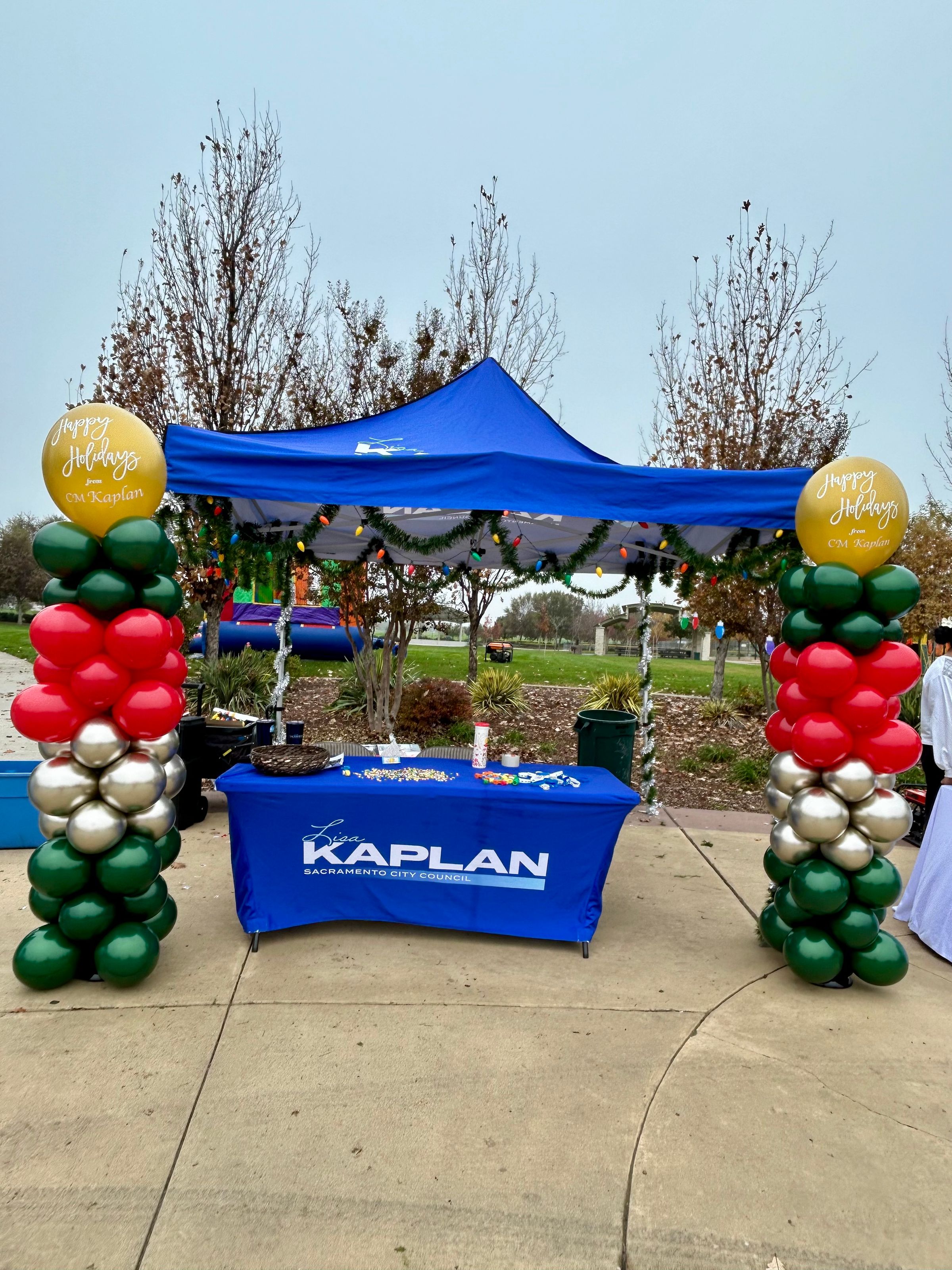 Two 7ft Balloon Column