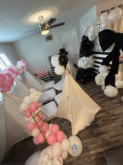 TeePee Tents and Backdrop