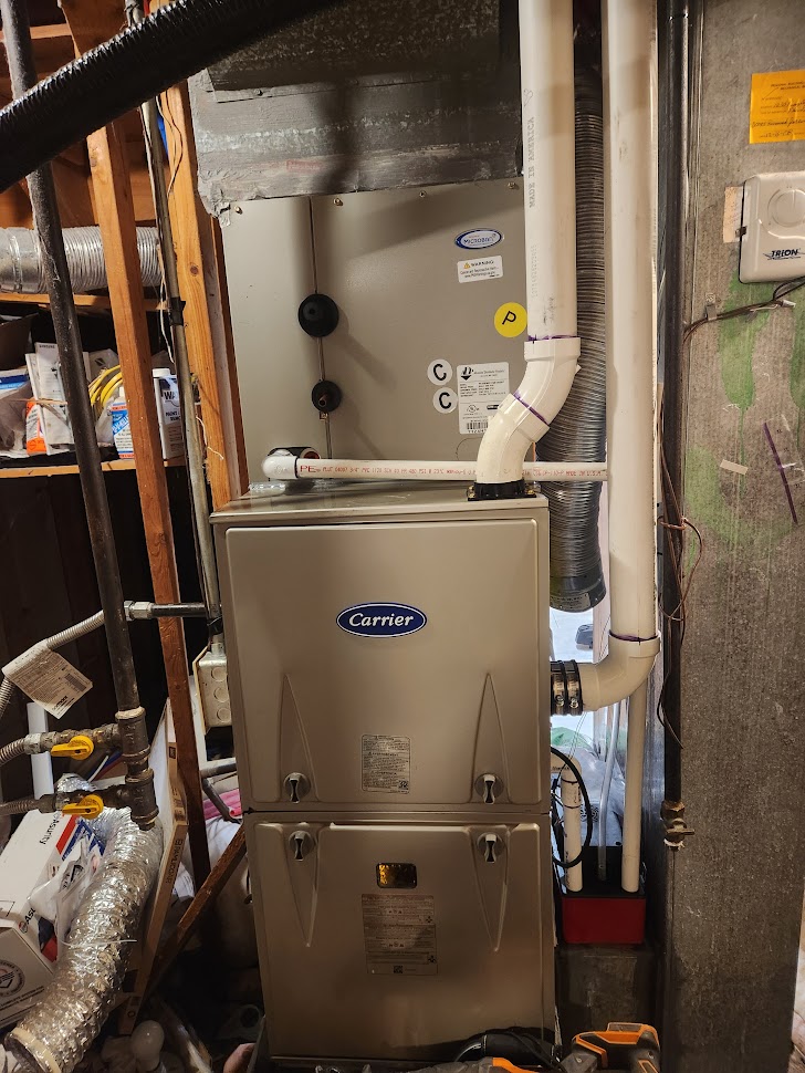 High Efficiency Furnace Installation