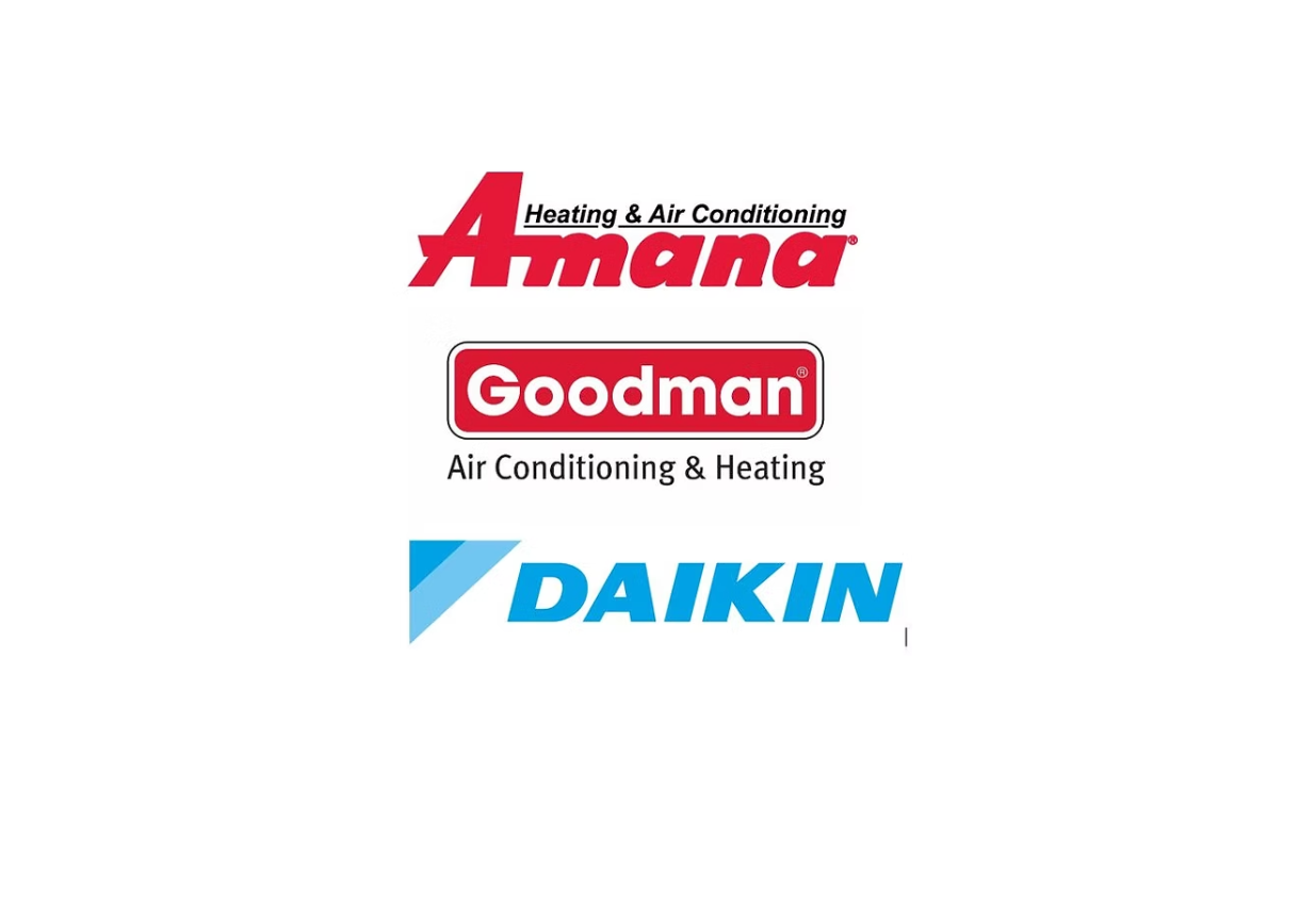 We Proudly Install Amana Goodman & Daikin Brands