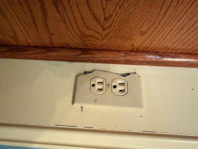 Broken Outlet Cover