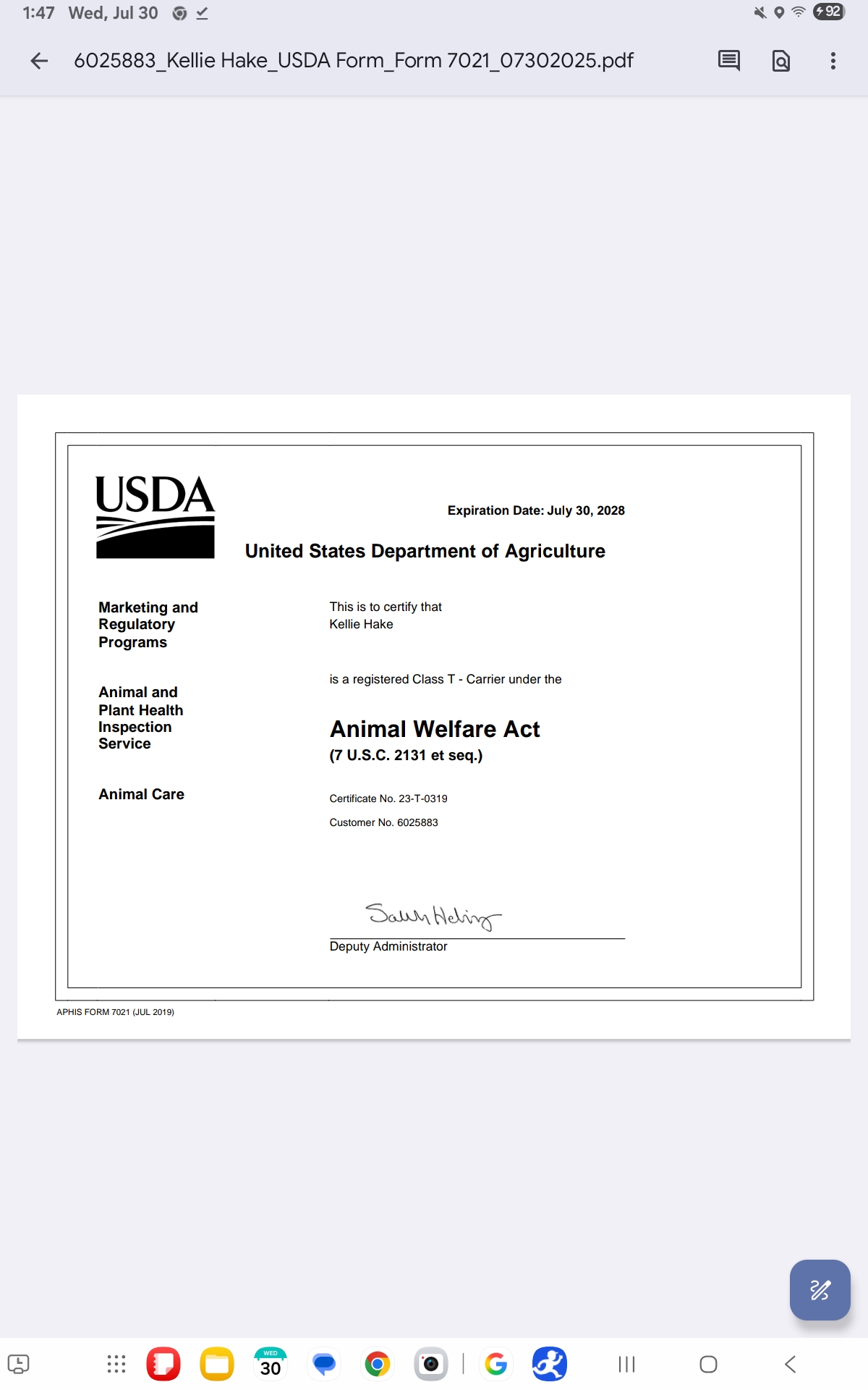 USDA