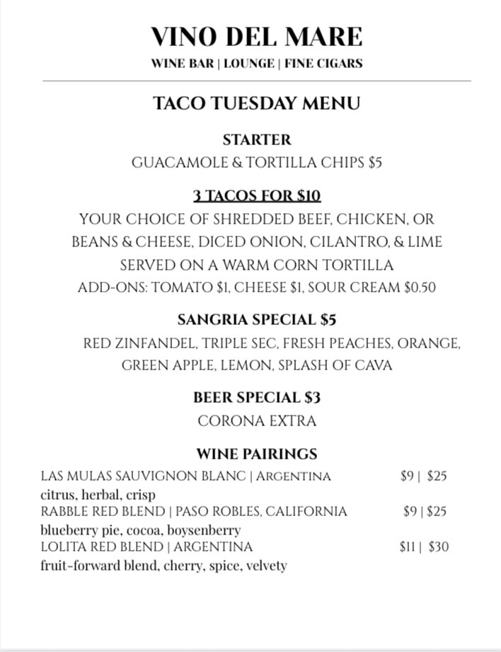 Vino del Mare Wine Bar & Lounge's image