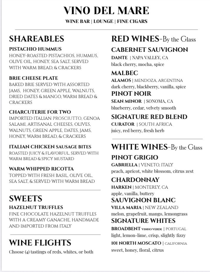 Vino del Mare Wine Bar & Lounge's image