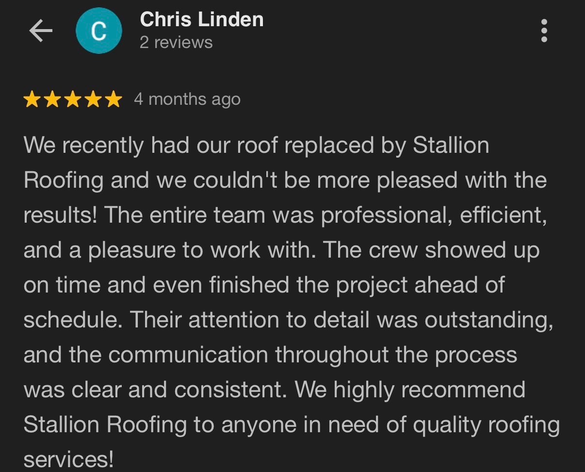 Stallion Roofing company LLC's image