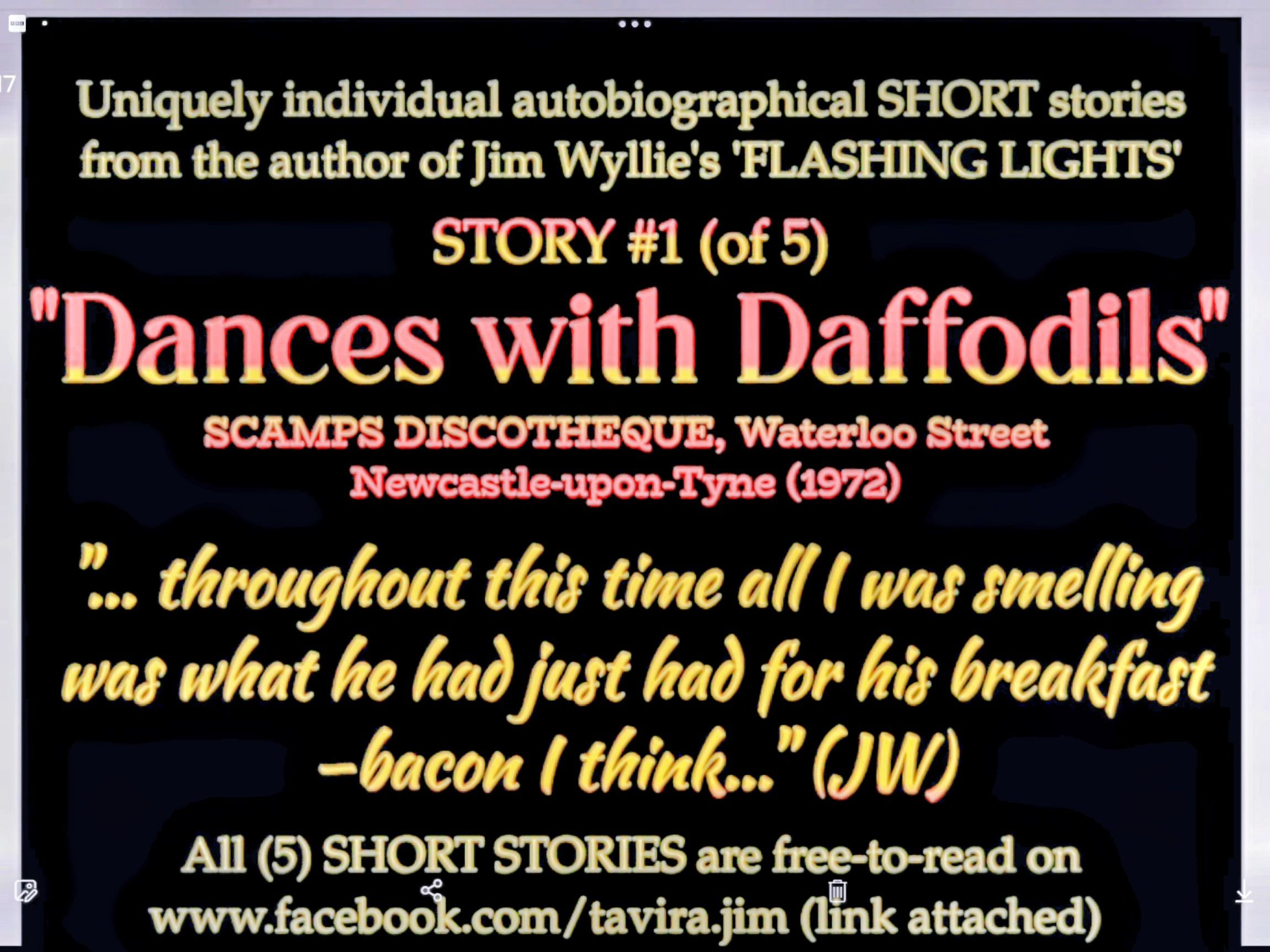 "FLASHING LIGHTS" and "DANCES WITH DAFFODILS"'s image