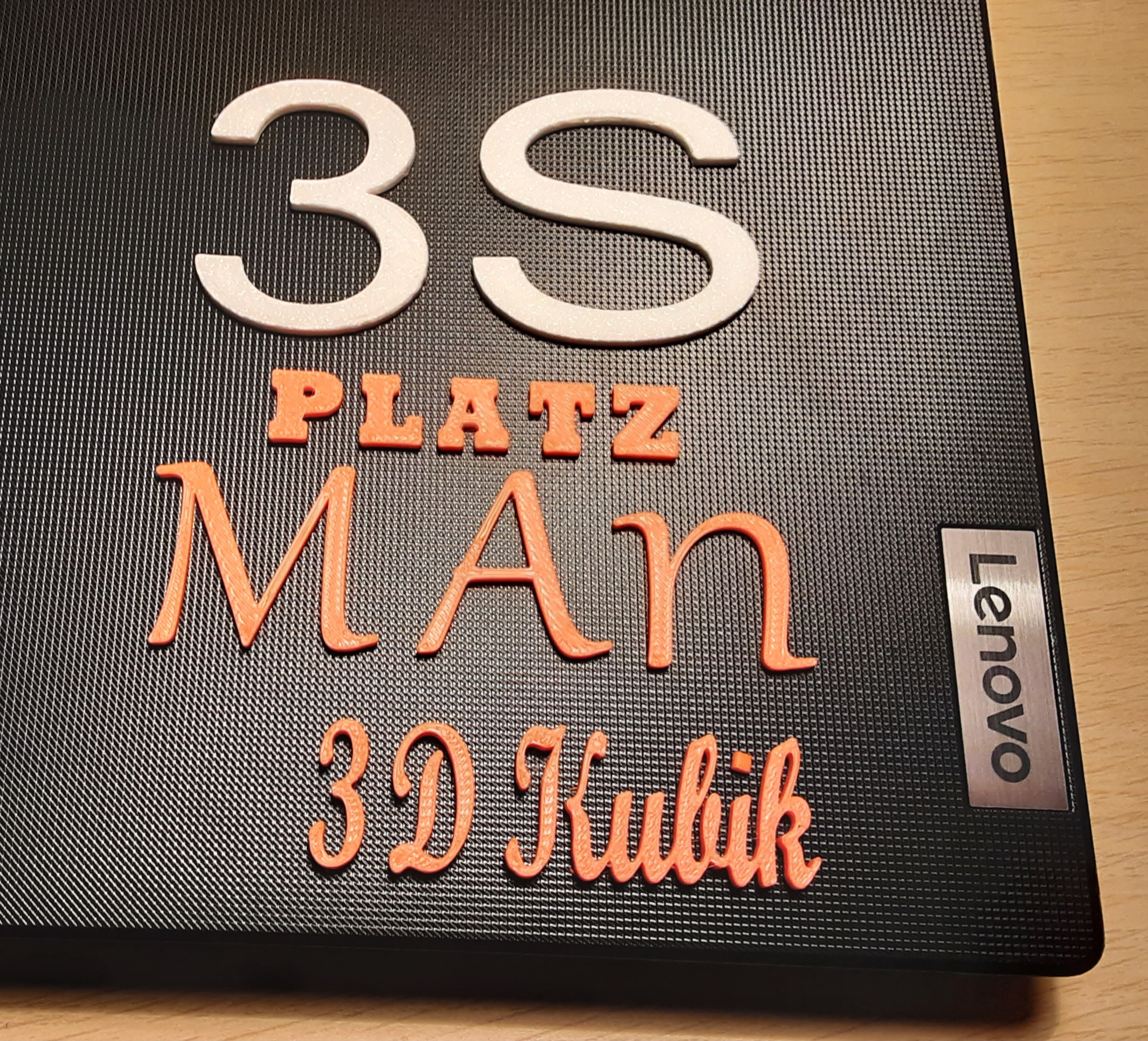 Buchstaben verschiedene Große Farben Fonts 