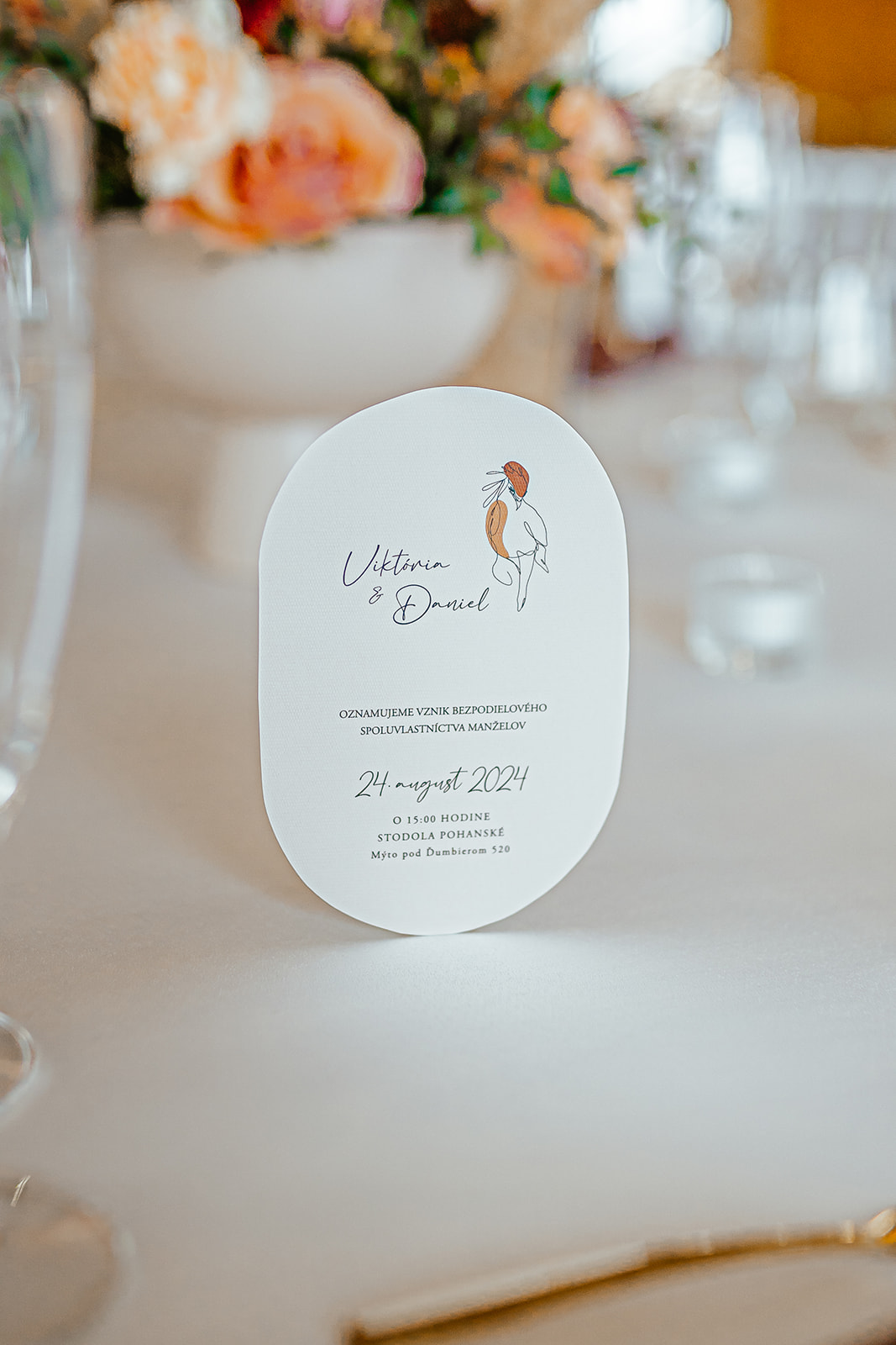 Svadobné Oznámenia, Pozvánky, Zasadací poriadok,Menu lístky's image