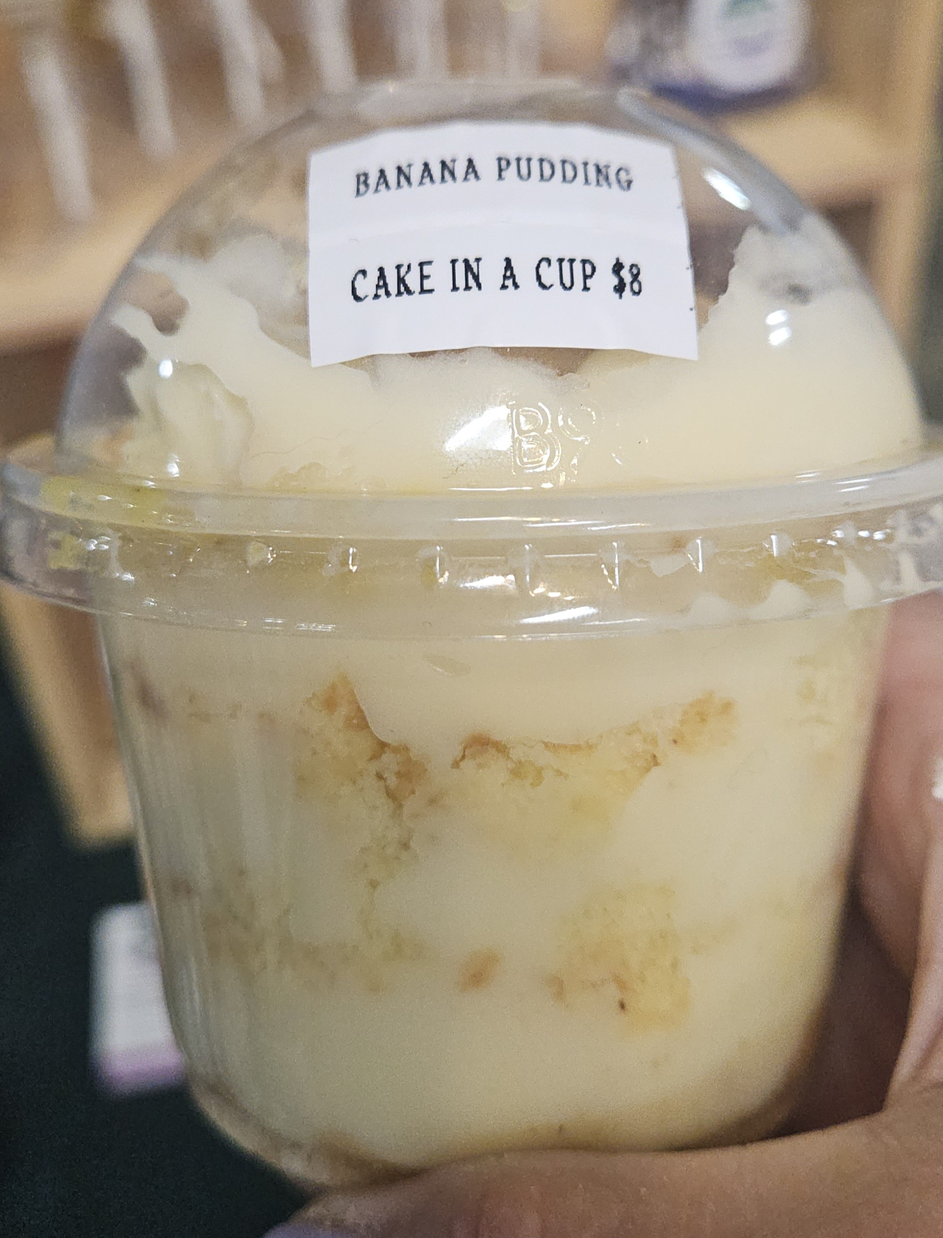 Banana Pudding Cake in a Cup