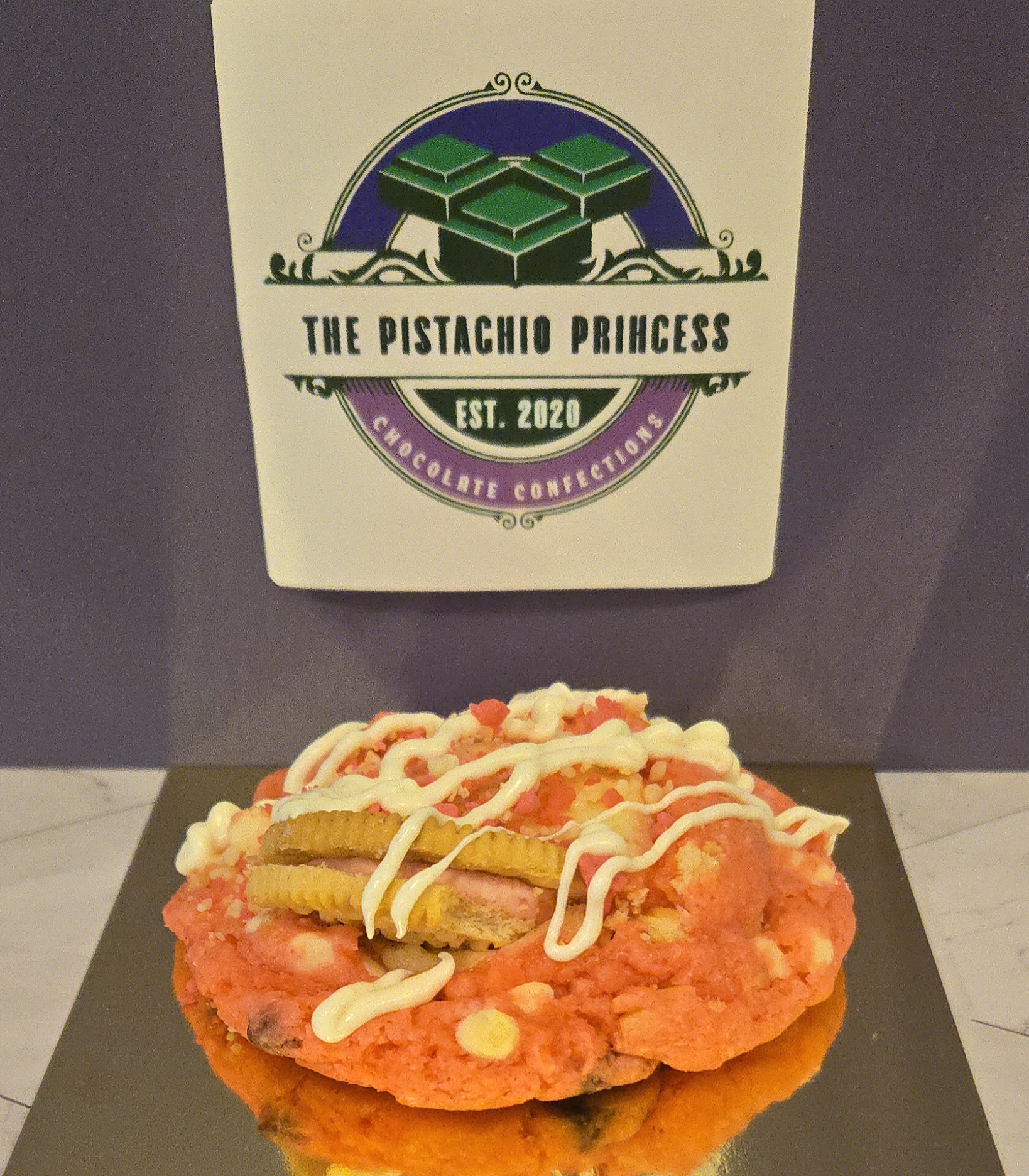 Strawberry Cheesecake Stuffed Cookie