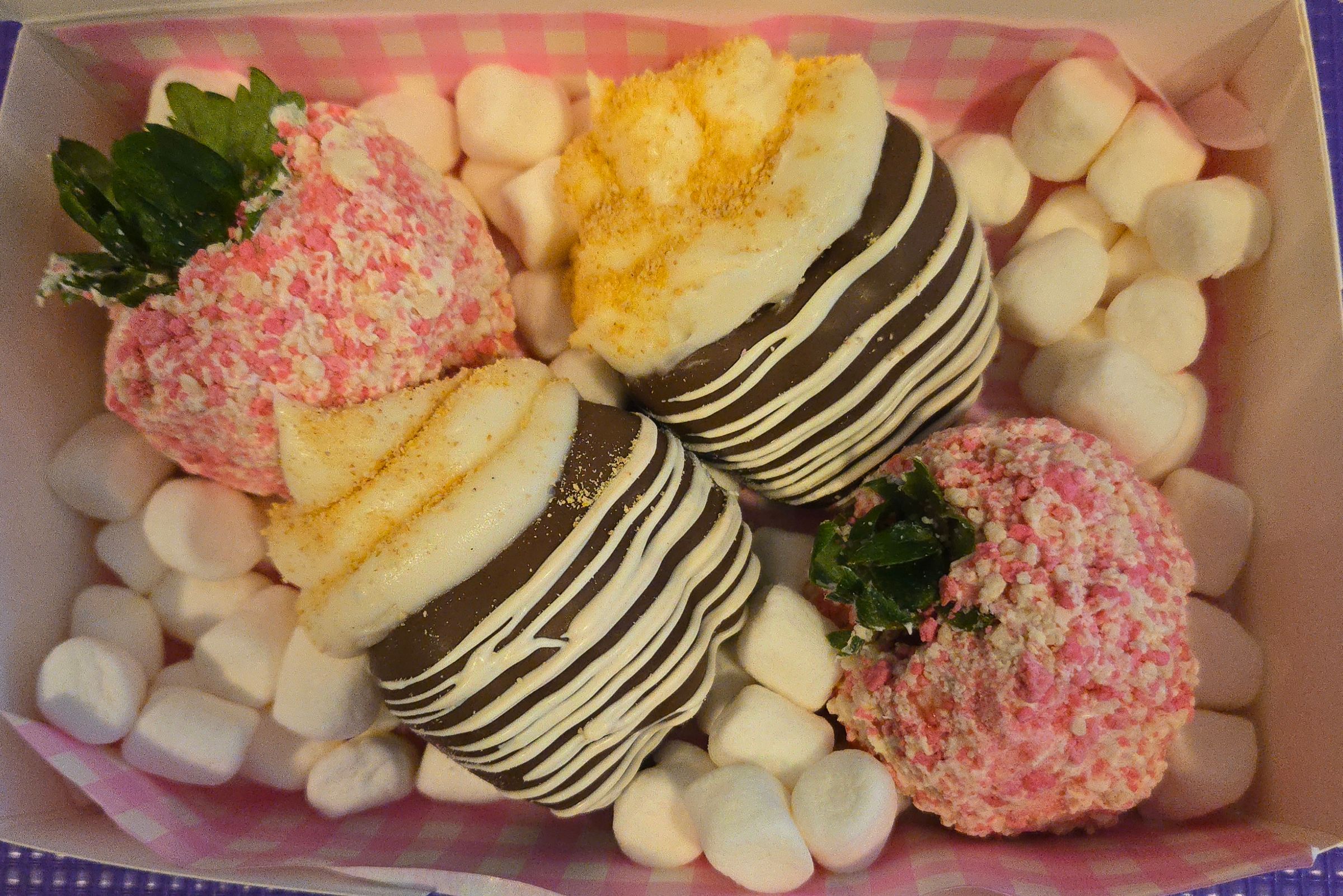 Cheesecake Stuffed & Strawberry Crunch Strawberries