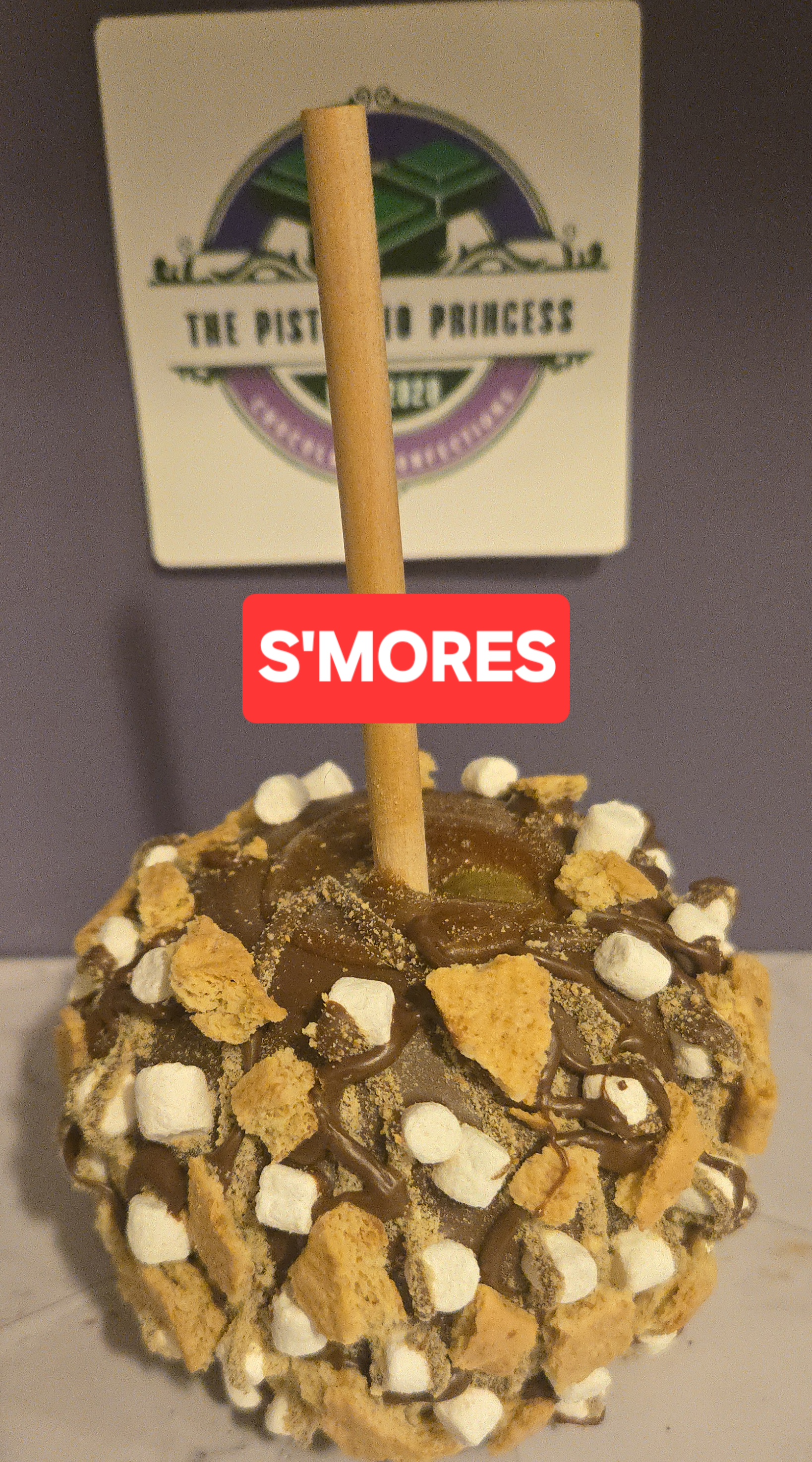 S'mores Caramel Apple