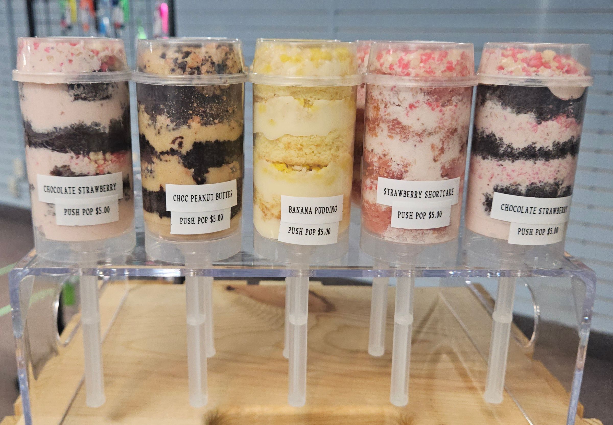 Cake Push Pops