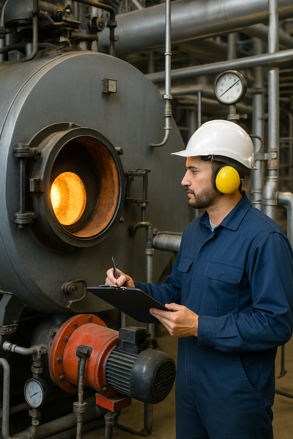 Inspeção em caldeiras