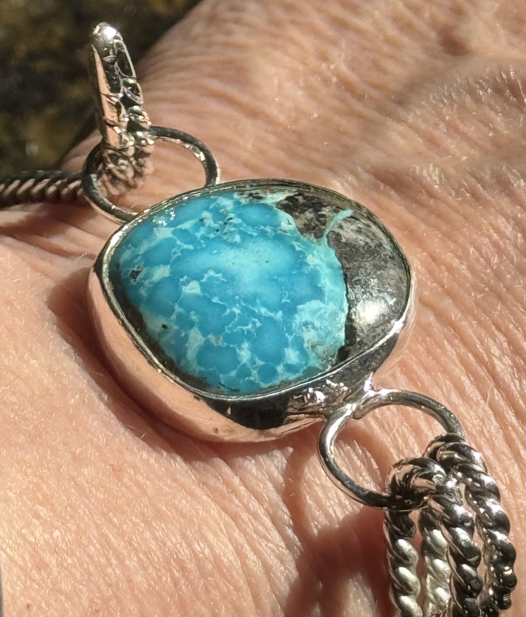 Turquoise and silver