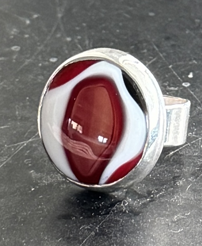 Sterling and glass
