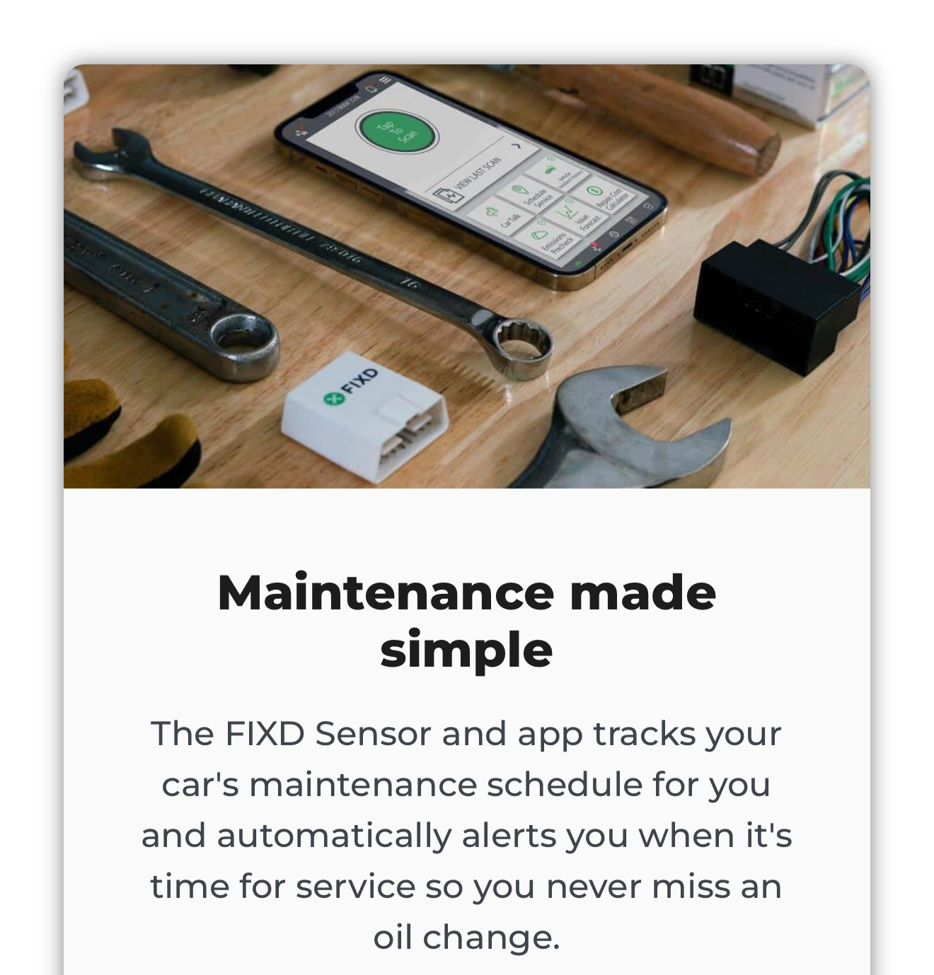 Maintenance Made Simple