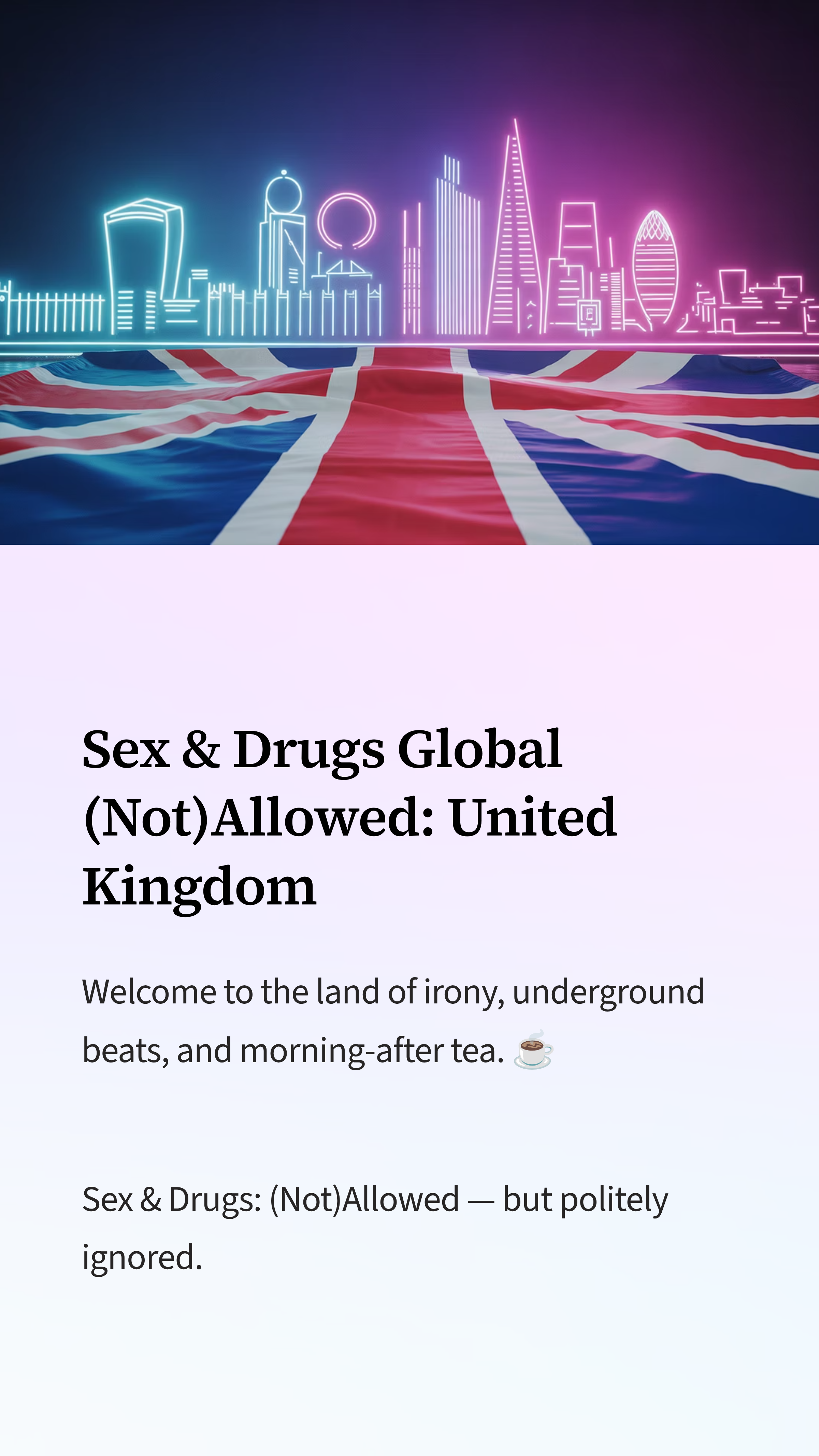 Sex & Drugs Global (Not)Allowed!'s image