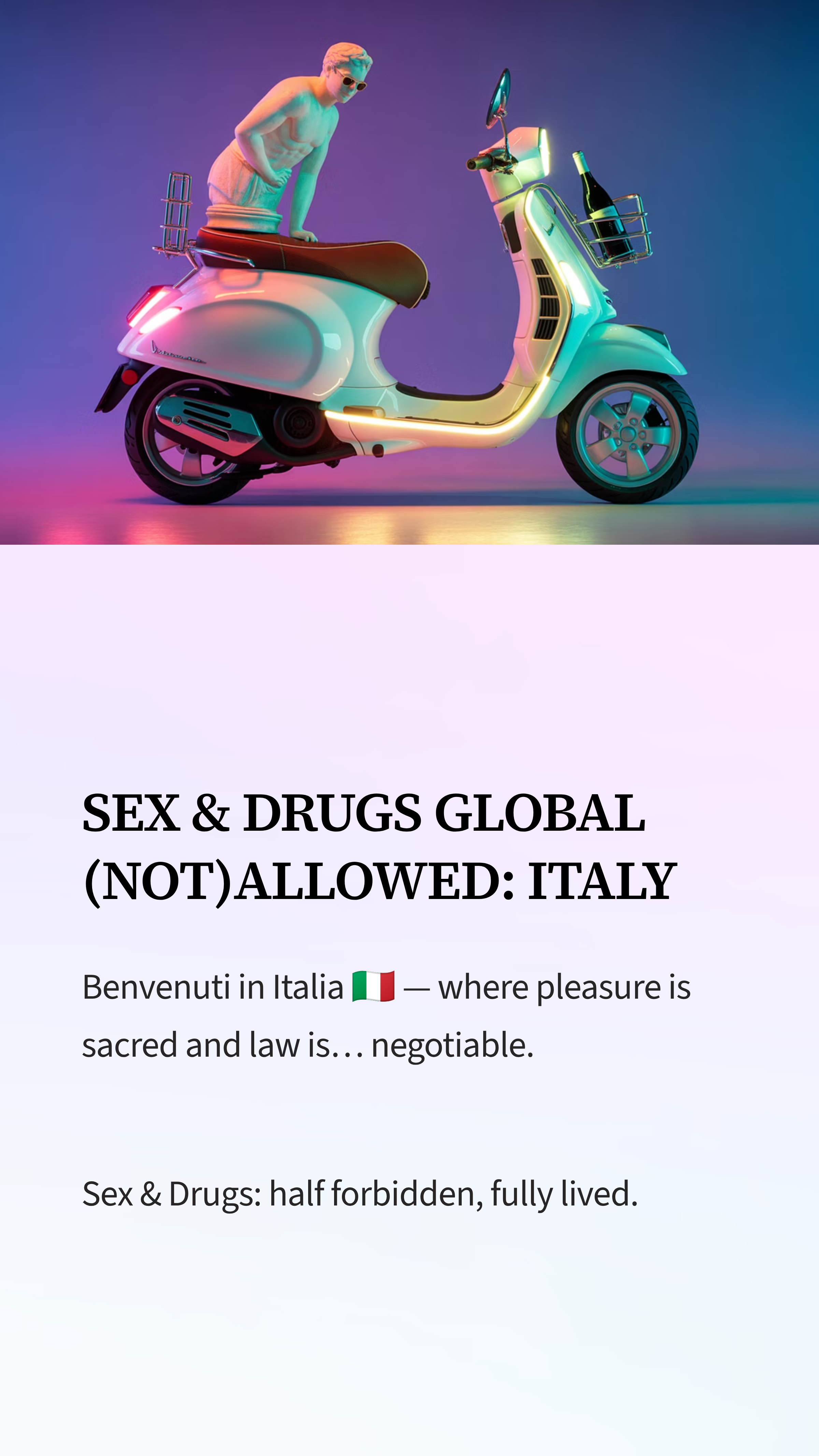 Sex & Drugs Global (Not)Allowed!'s image