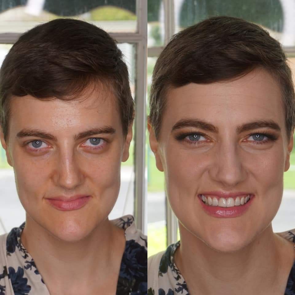 Before and After Bridesmaid.