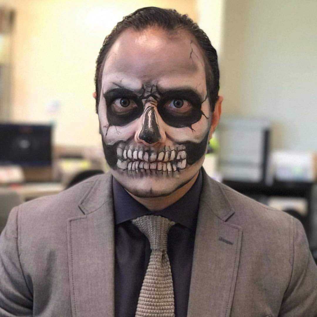 Halloween makeup request for an event.