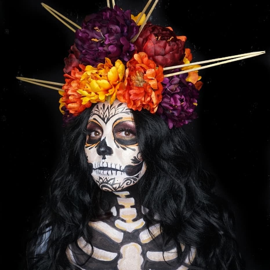 Dia De Los Muertos Makeup.