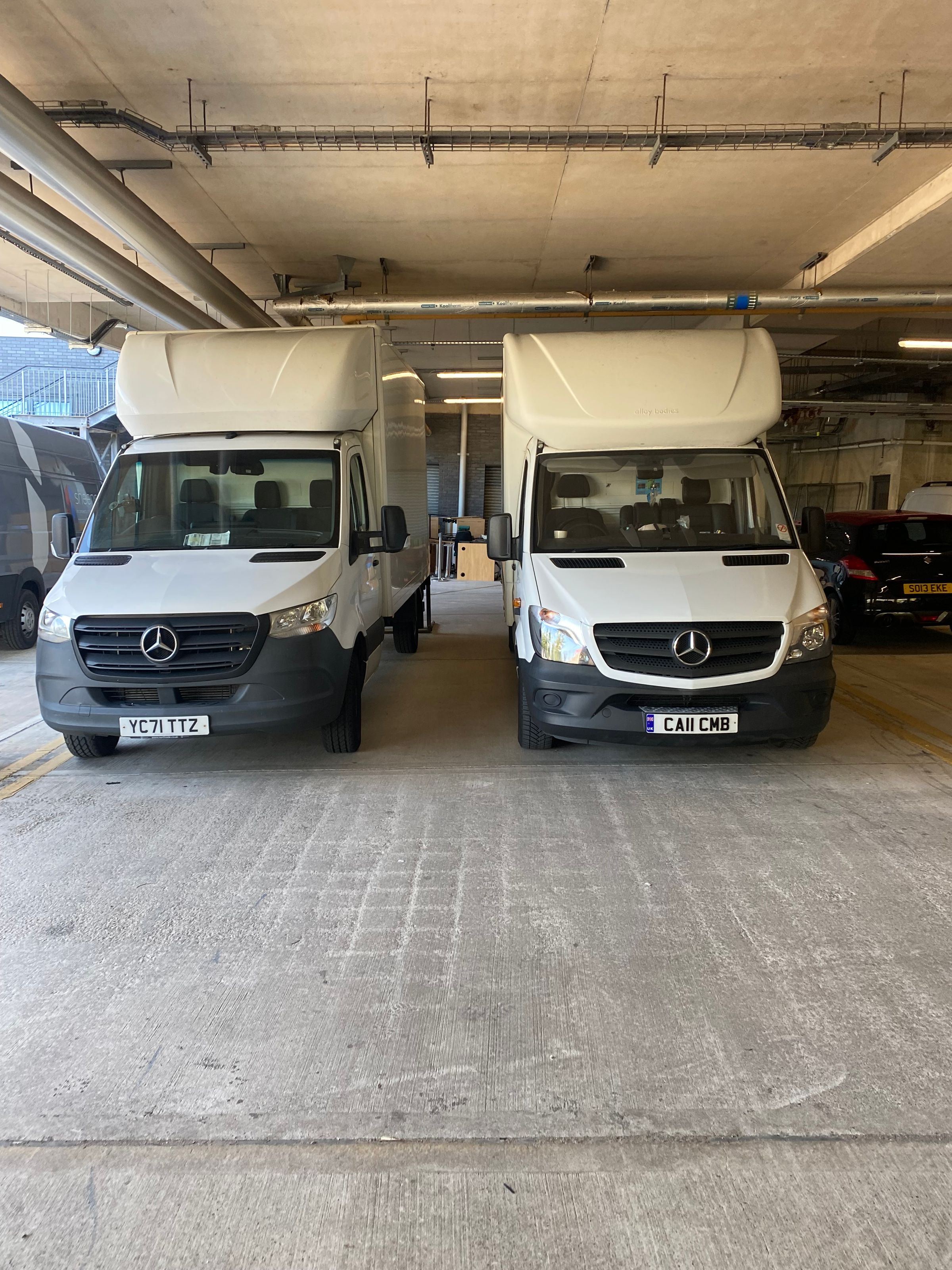 office move removals man with van