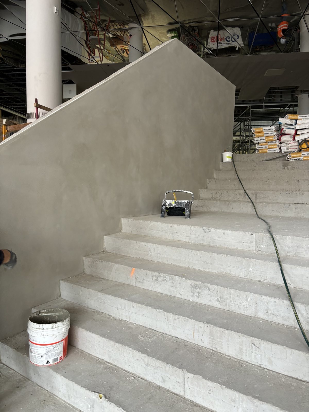 Commercial Stairs Rendering