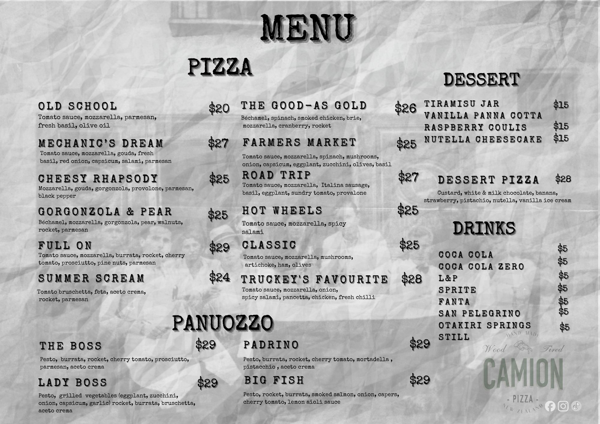 Camion, Vintage Wood-Fired Pizza Truck, New Zealand Catering's image