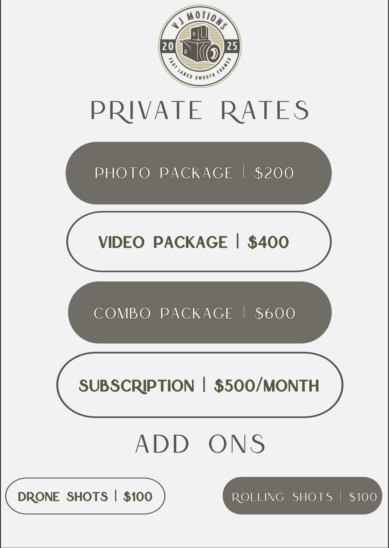 VJ MOTIONS– Cinematic Photography & Videography Ontario's image