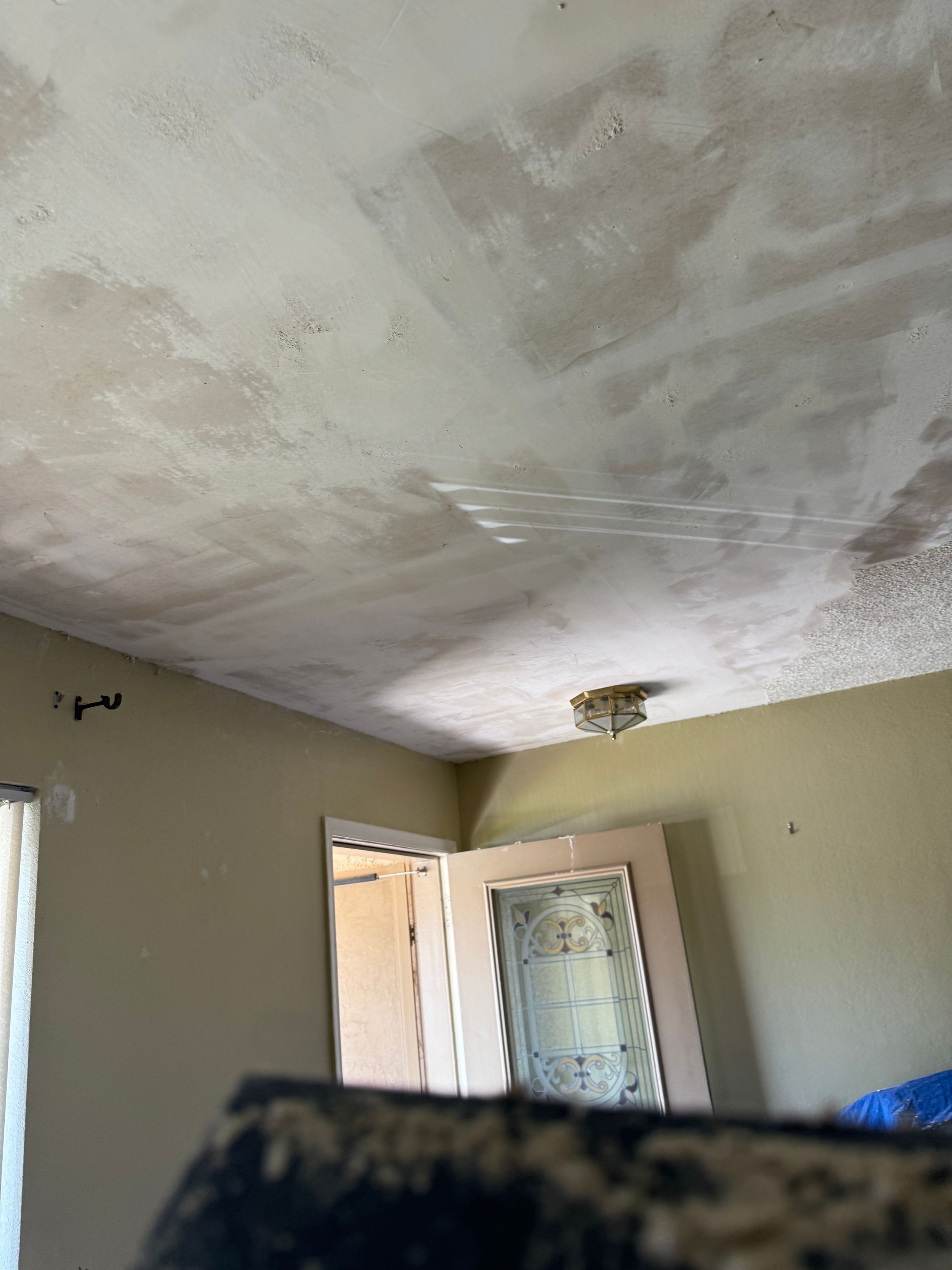 Popcorn ceiling removal 