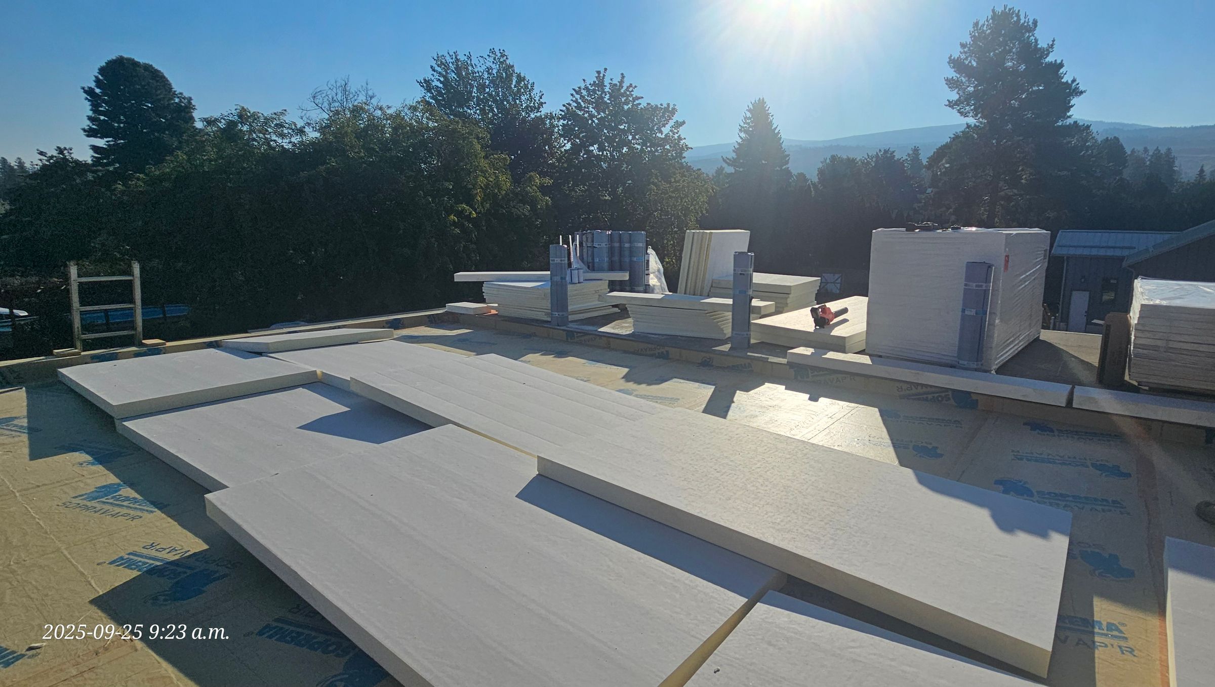 Flat Roof Custom Slope Installation – East Kelowna BC