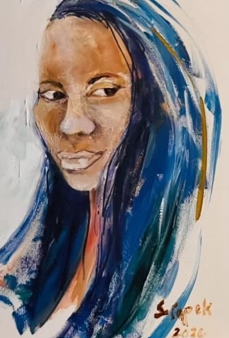 "See Me" Acrylics on canvas