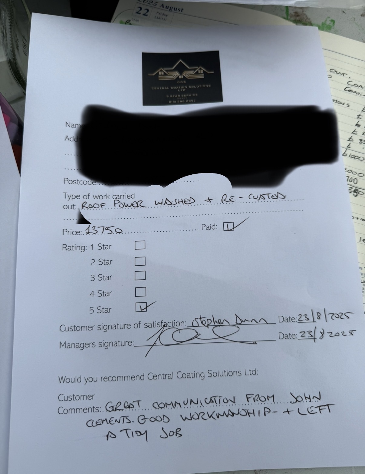 Central coating solutions ltd 's image