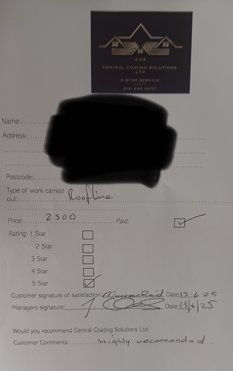 Central coating solutions ltd 's image