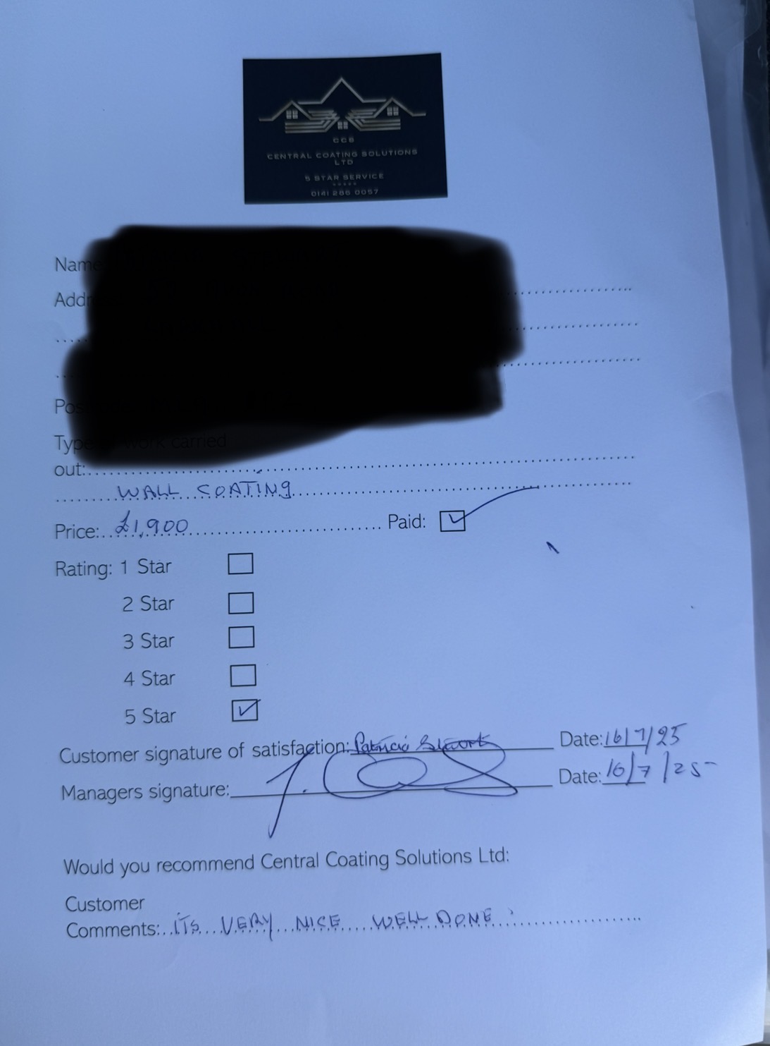 Central coating solutions ltd 's image