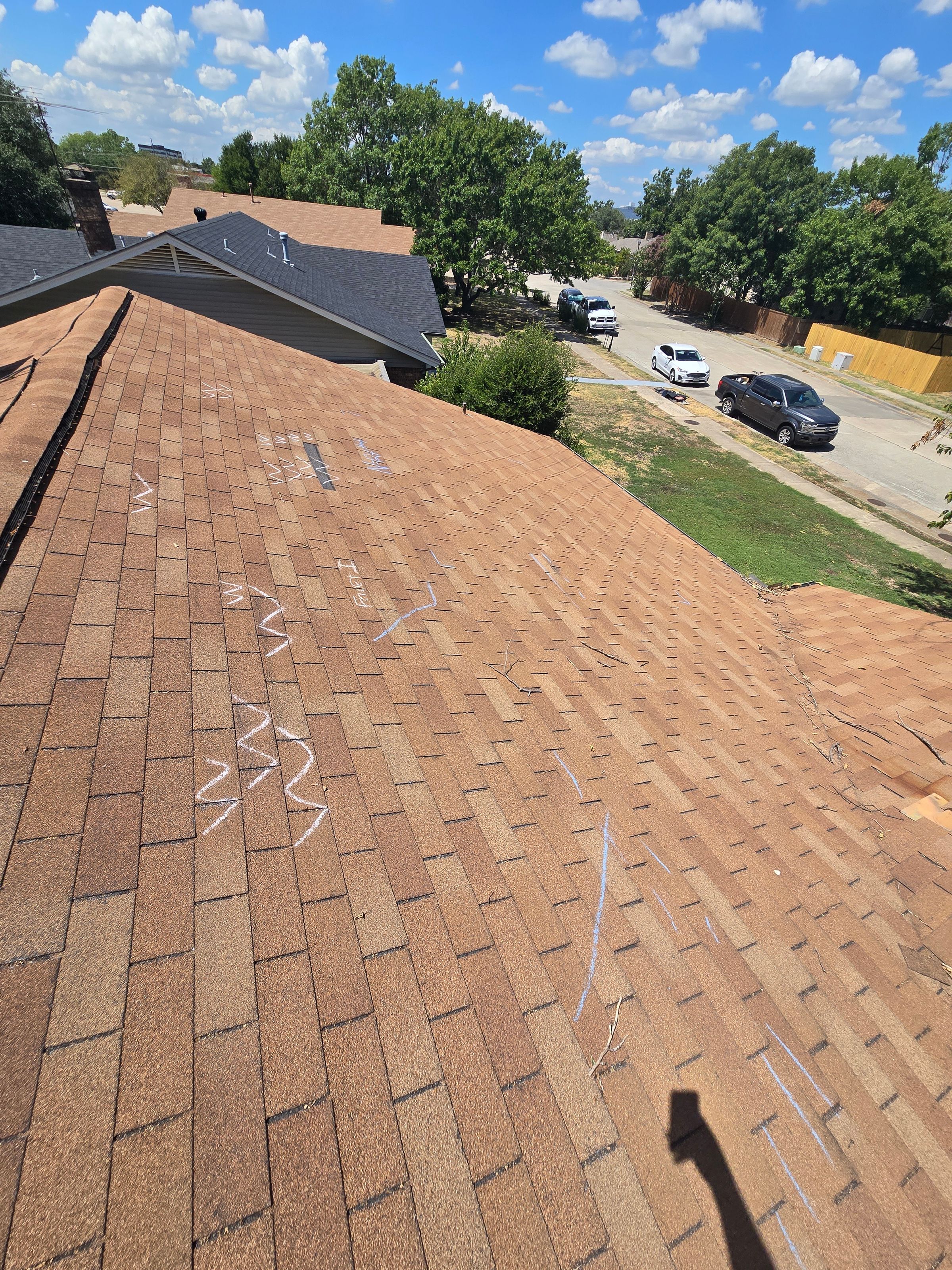 Insurance adjuster appointment in Garland, Texas.