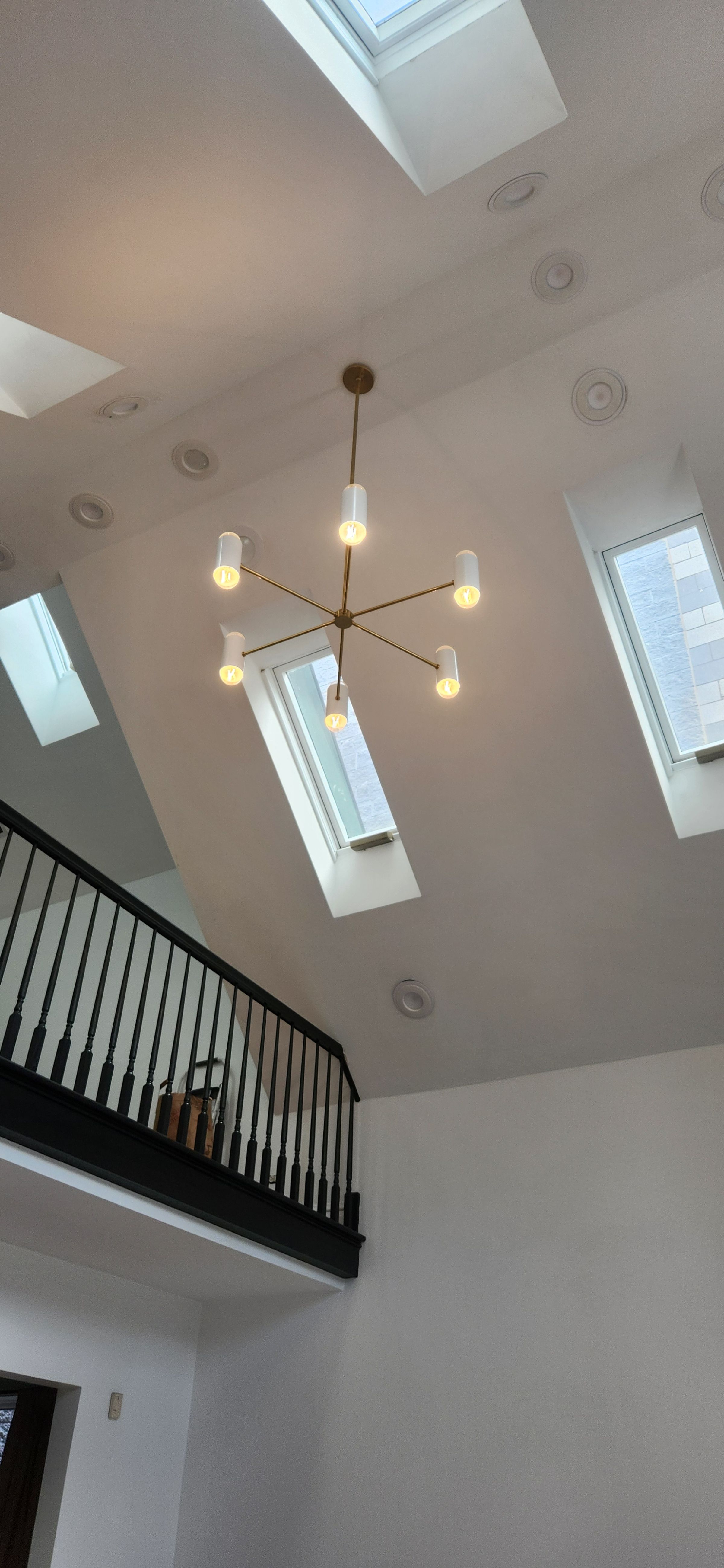 Chandelier installation