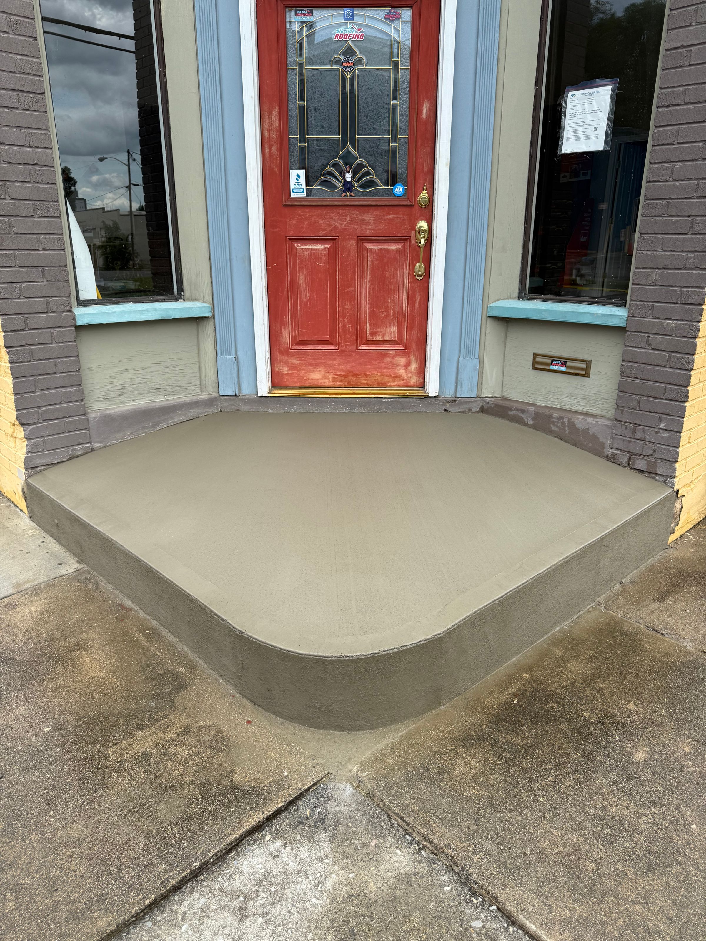 Old SW Patio had to be reinstalled to look exactly the same. 