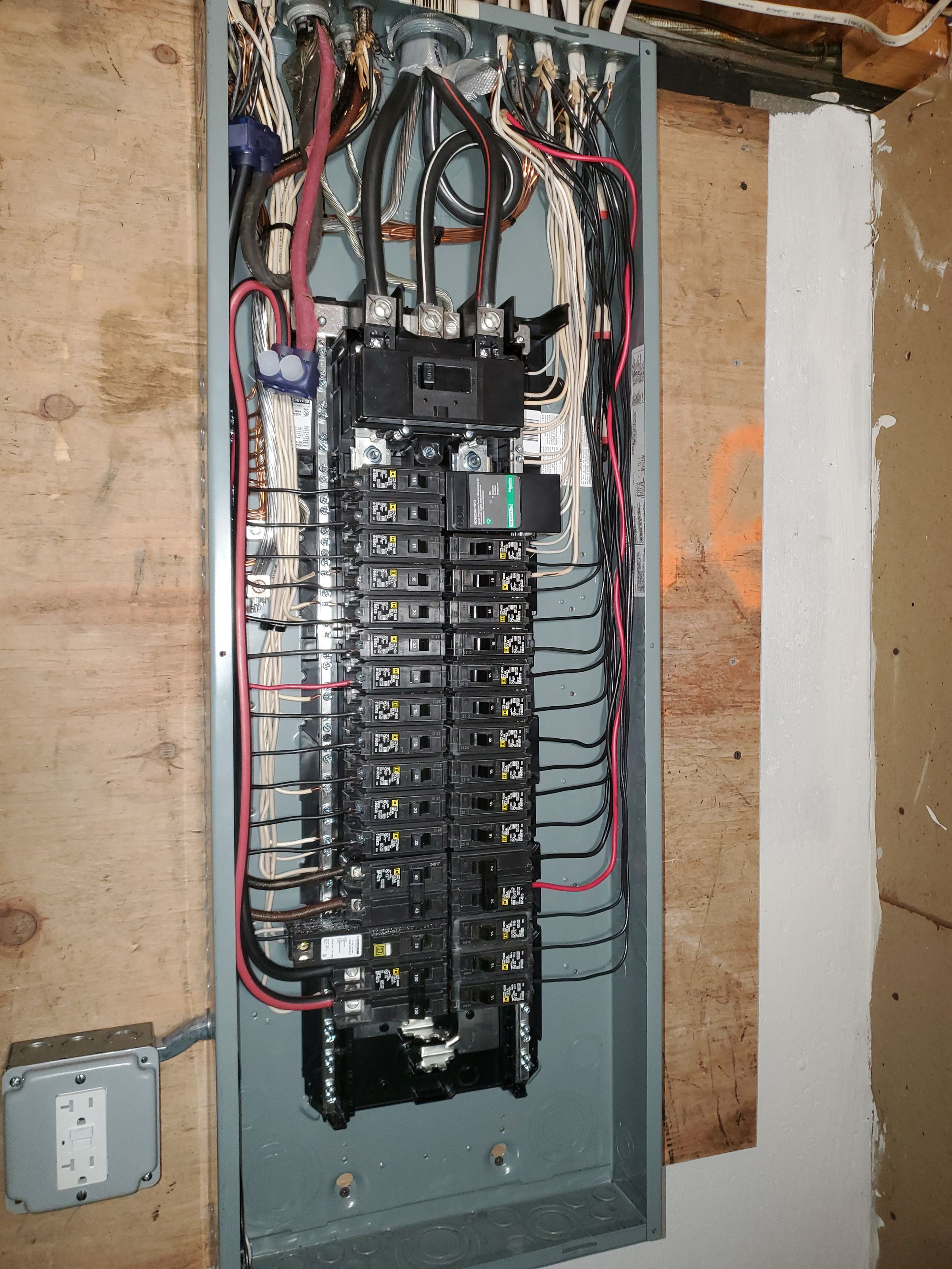 New 200A 40 space panel