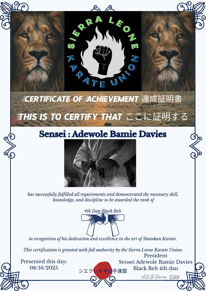 Sierra Leone Karate Union's image
